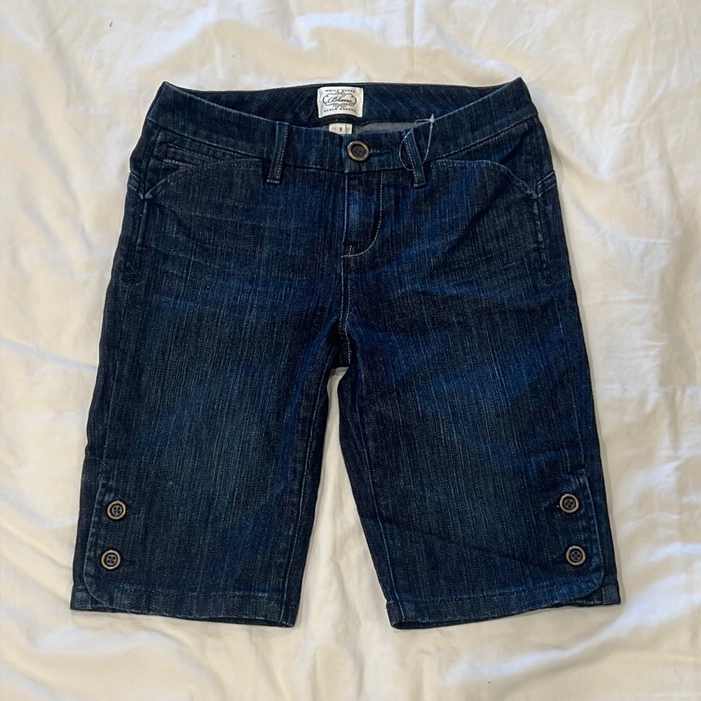 NWOT White House Black Market denim Bermuda shorts
